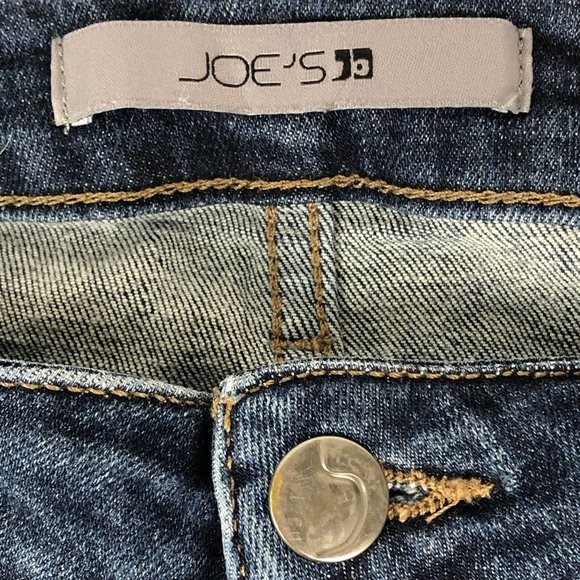 Joe's Jeans Women's Skinny Cropped Cuff Jeans in Brussels Size 28 - Picture 5 of 9